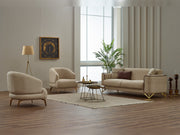 Sente  3-pieces (Sofa & Loveseat & Chair) Livingroom in Beige - 200-SIM-SEN-GIRNE03-321