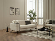 Sente  3-pieces (Sofa & Loveseat & Chair) Livingroom in Beige - 200-SIM-SEN-GIRNE03-321