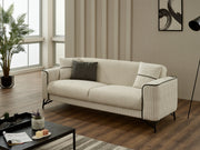 Sente Convertible Loveseat in Cream - 200-SIM-SEN-GIRNE01-2