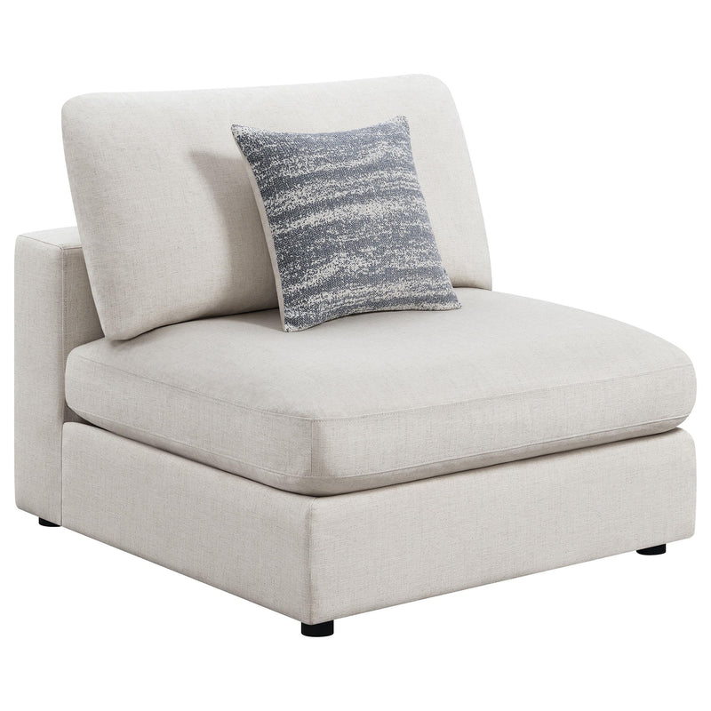 Serene 4-piece Upholstered Modular Sectional Sofa Beige - 551321-SETB