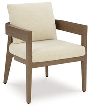 Serene Bay Outdoor Dining Table and 4 Chairs in Dark Brown from Ashley - DMV Furniture