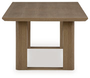 Serene Bay Outdoor Dining Table and 4 Chairs in Dark Brown from Ashley - DMV Furniture