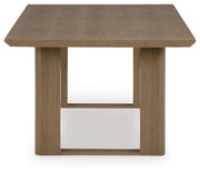 Serene Bay Outdoor Dining Table and 4 Chairs in Dark Brown - PKG021208