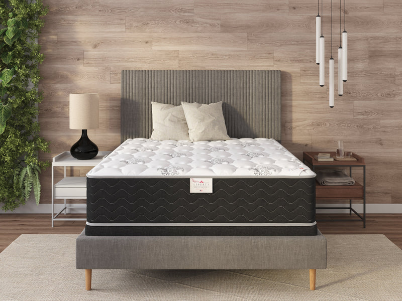 Serene Hybrid Twin Mattress - With Boxspring - 47750554419417