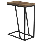 Sergio Engineered Wood C-Shaped Side Table Rustic Tobacco - 931147