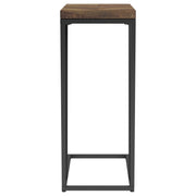 Sergio Engineered Wood C-Shaped Side Table Rustic Tobacco - 931147