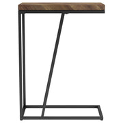 Sergio Engineered Wood C-Shaped Side Table Rustic Tobacco - 931147