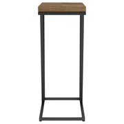 Sergio Engineered Wood C-Shaped Side Table Rustic Tobacco - 931147