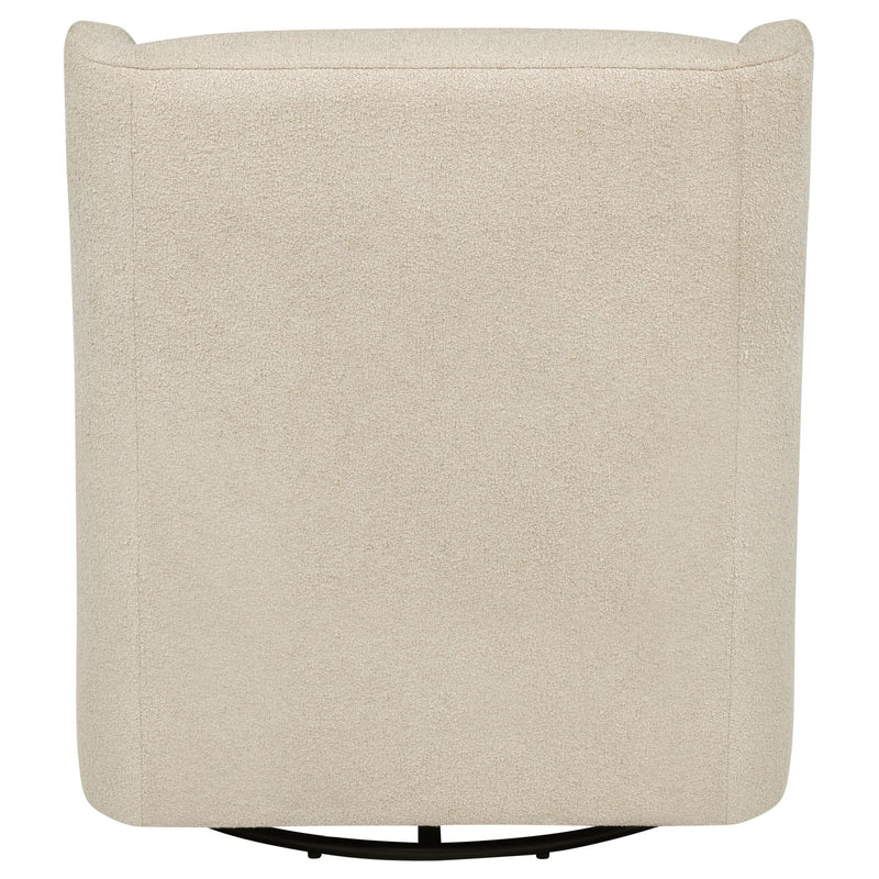 Serra Boucle Upholstered Swivel Glider Sandy Beige - 902453