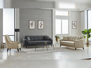 Serva Convertible Loveseat in Beige - 200-SIM-SER-TALAS01-2