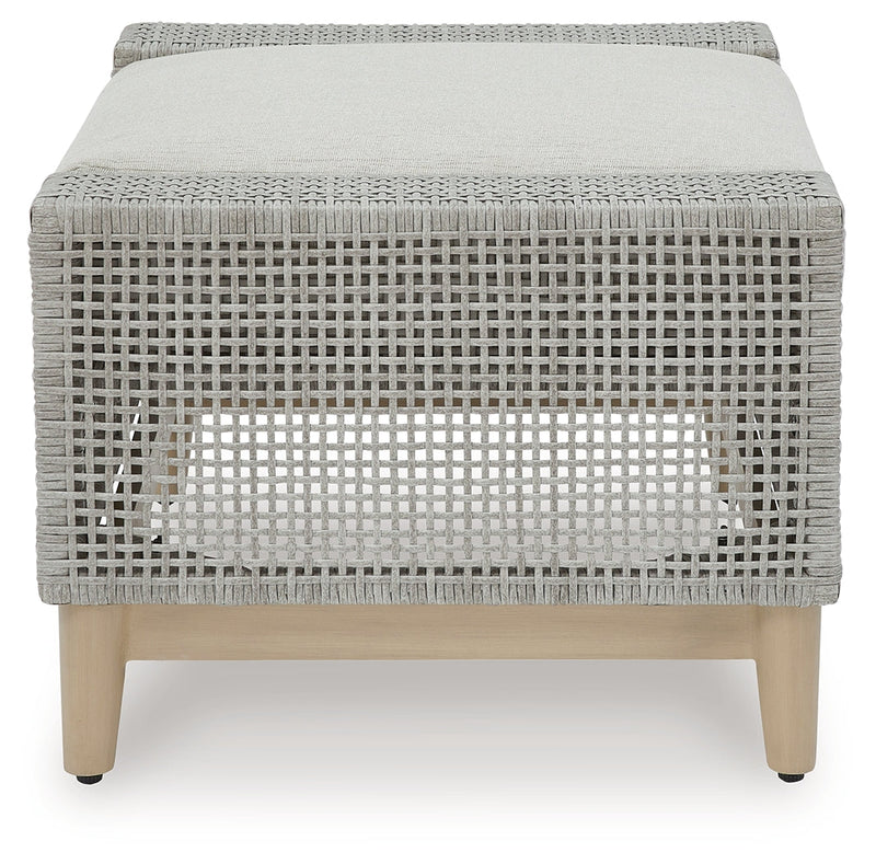 Seton Creek Outdoor Ottoman with Cushion - P798-814