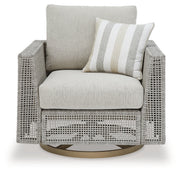 Seton Creek Outdoor Swivel Lounge with Cushion - P798-821