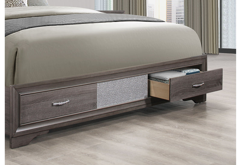 Seville Grey Full Bed - DMV FurnitureFull Bed
