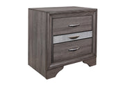 Seville Grey Nightstand - DMV FurnitureNightstand