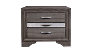 Seville Grey Nightstand - DMV FurnitureNightstand