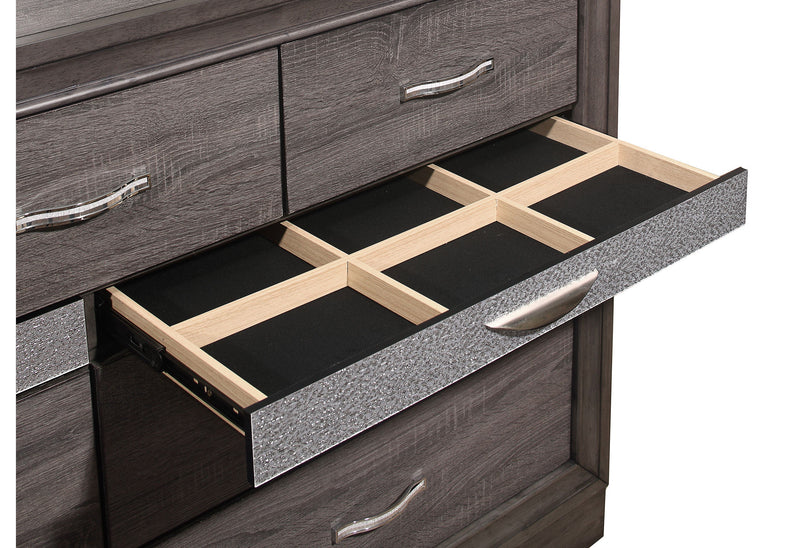 Seville Grey Queen Bed Group - DMV FurnitureBedroom Set