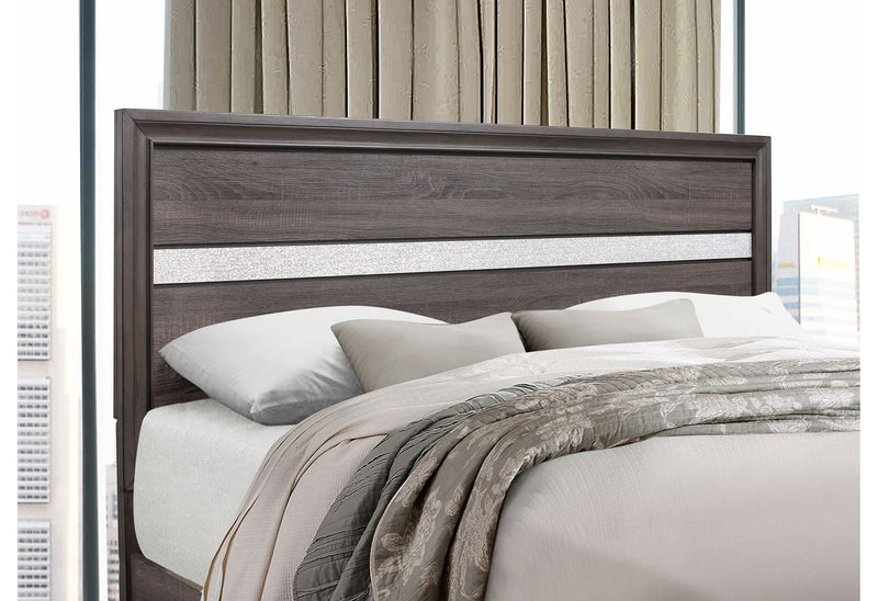 Seville Grey Queen Bed - DMV FurnitureQueen Bed