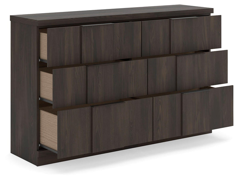 Shaehartin Dark Brown Dresser - PCB3167-31