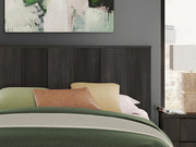 Shaehartin Dark Brown King Panel Platform Bed - PCB3167B7