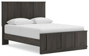 Shaehartin Dark Brown Queen Panel Platform Bed - PCB3167B4
