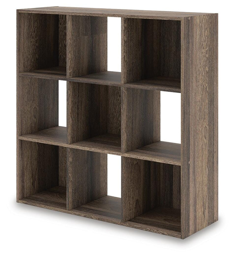 Shallifer Brown Nine Cube Organizer - EA1104-3X3