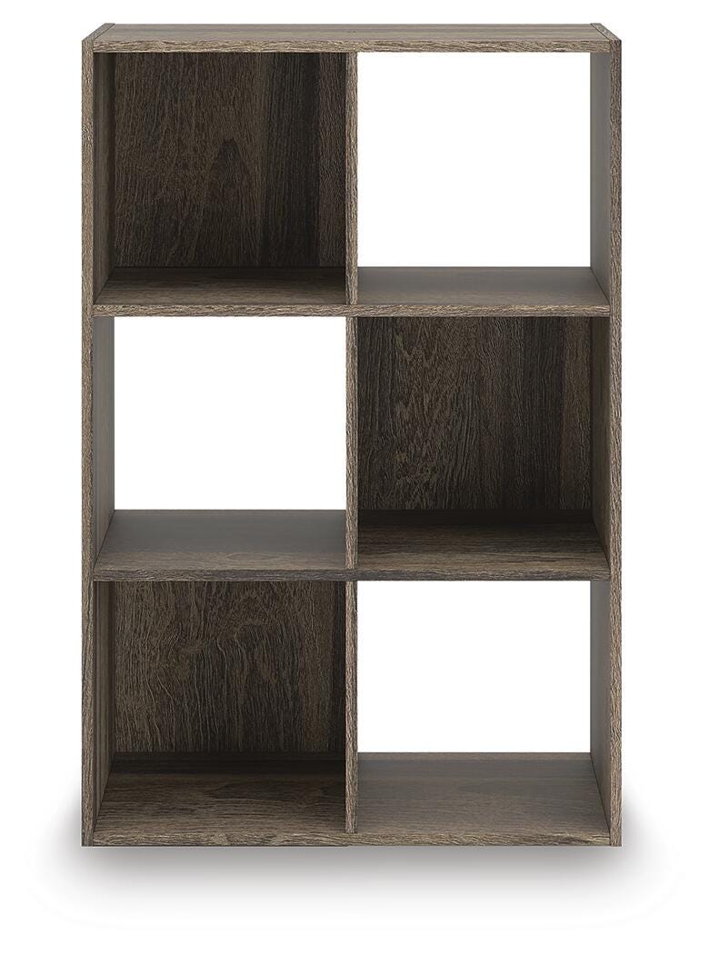Shallifer Brown Six Cube Organizer - EA1104-3X2