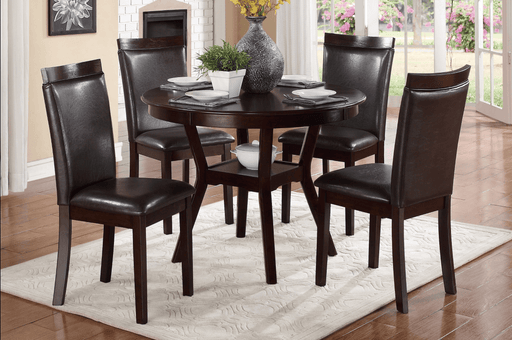 Shankmen Espresso 5 - Piece Dining Set - DMV FurnitureDining Room Set