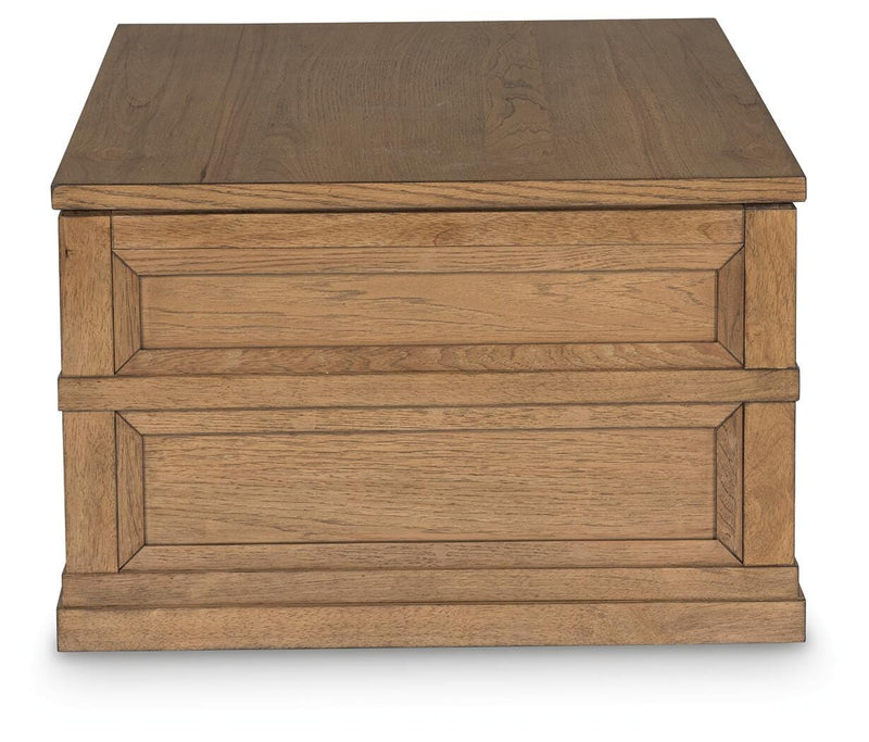 Sharlance Coffee Table with 1 End Table in Light Brown - PKG022052