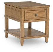 Sharlance Coffee Table with 1 End Table in Light Brown - PKG022052