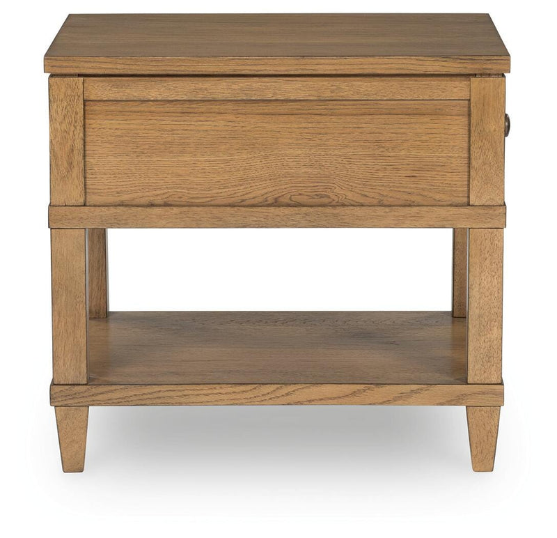 Sharlance Coffee Table with 2 End Tables in Light Brown - PKG022053