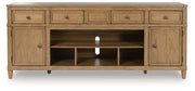 Sharlance Light Brown 81" TV Stand - W655-68