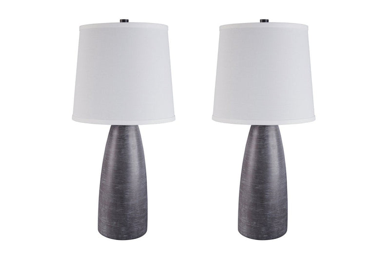 Shavontae Gray Table Lamp (Set of 2) - DMV FurnitureTable Lamp Pair