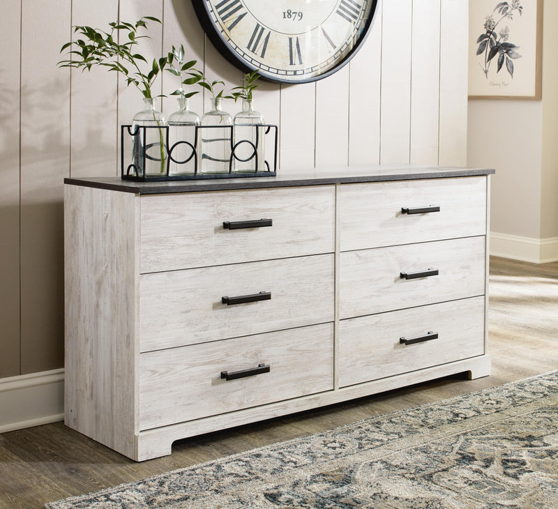 Shawburn Dresser and 2 Nightstands - EB4121B5