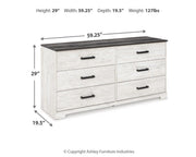 Shawburn Dresser and 2 Nightstands - EB4121B5