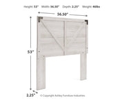 Shawburn Full Panel Headboard with Dresser and Chest in Whitewash - PKG016194
