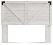 Shawburn Queen Panel Headboard with Dresser in Whitewash - PKG016192