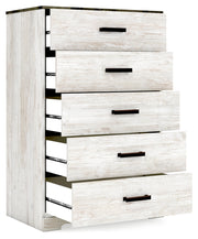 Shawburn Whitewash and Charcoal Gray Platform Bedroom Set from Ashley - DMV Furniture