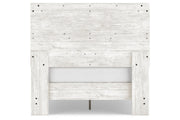 Shawburn White/Dark Charcoal Gray Full Crossbuck Panel Platform Bed - DMV FurnitureFull Bed