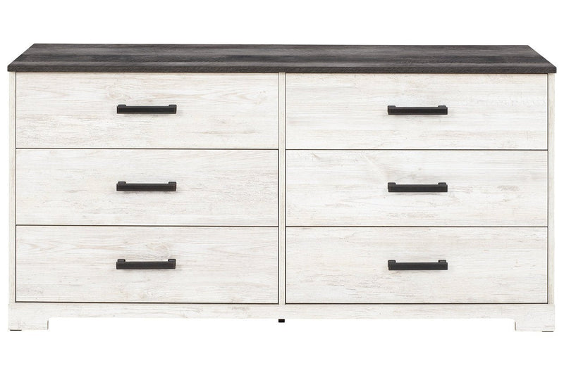 Shawburn Whitewash/Charcoal Gray Dresser - EB4121-131 - DMV Furniture