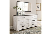 Shawburn Whitewash/Charcoal Gray Dresser - EB4121-131 - DMV Furniture