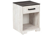 Shawburn Whitewash/Charcoal Gray Nightstand - EB4121-191 - DMV Furniture