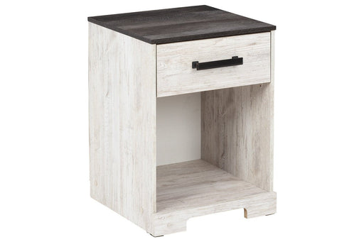 Shawburn Whitewash/Charcoal Gray Nightstand - EB4121-191 - DMV Furniture