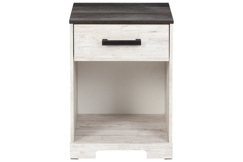 Shawburn Whitewash/Charcoal Gray Nightstand - EB4121-191 - DMV Furniture