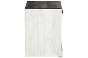 Shawburn Whitewash/Charcoal Gray Nightstand - EB4121-191 - DMV Furniture