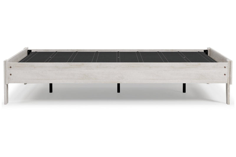 Shawburn Whitewash Full Platform Bed - DMV FurnitureFull Bed