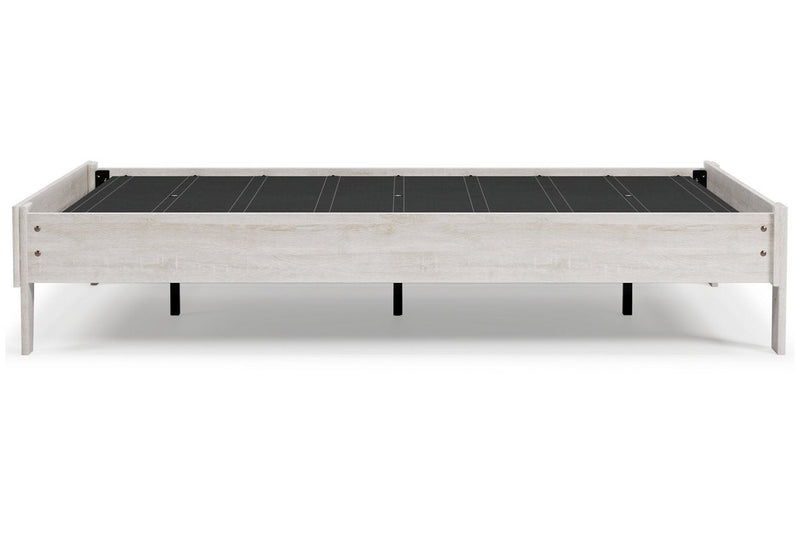 Shawburn Whitewash Full Platform Bed - DMV FurnitureFull Bed