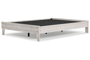 Shawburn Whitewash Queen Platform Bed - DMV FurnitureQueen Bed