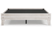 Shawburn Whitewash Queen Platform Bed - DMV FurnitureQueen Bed