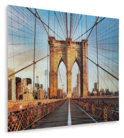 Shayward Blue/Amber Wall Art - A8000435