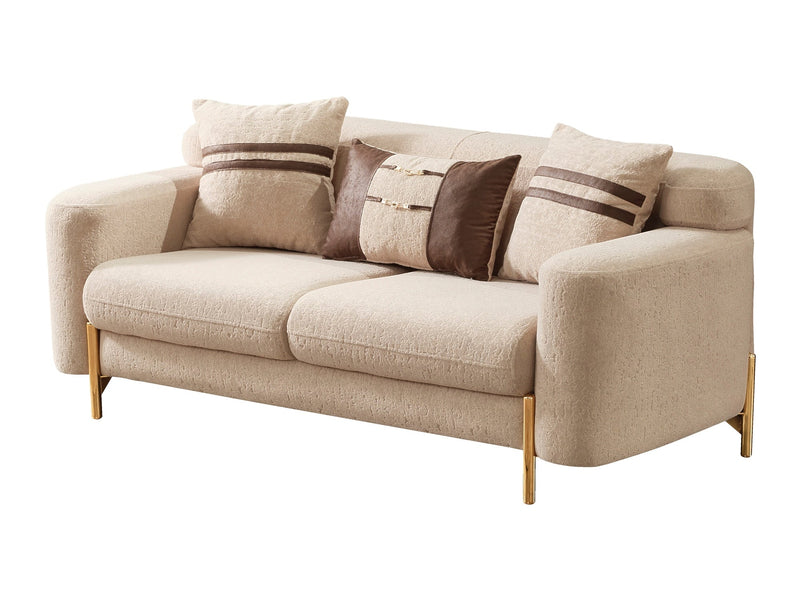 Shelby 3-pieces (Sofa & 2 Chair) Livingroom Set Beige in Beige - 101-SHE-ORK-311